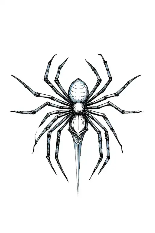 Dagger With Spider