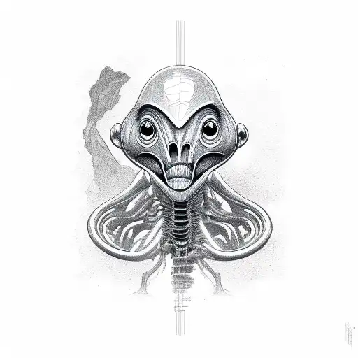 An Alien Eats A Human