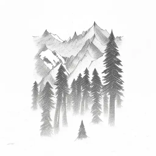 Mountainus Backgrond With Stand Strong Written In The Background