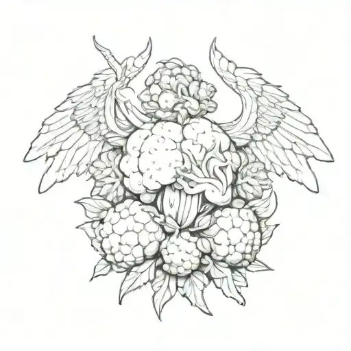 Angel Stabs Cauliflower