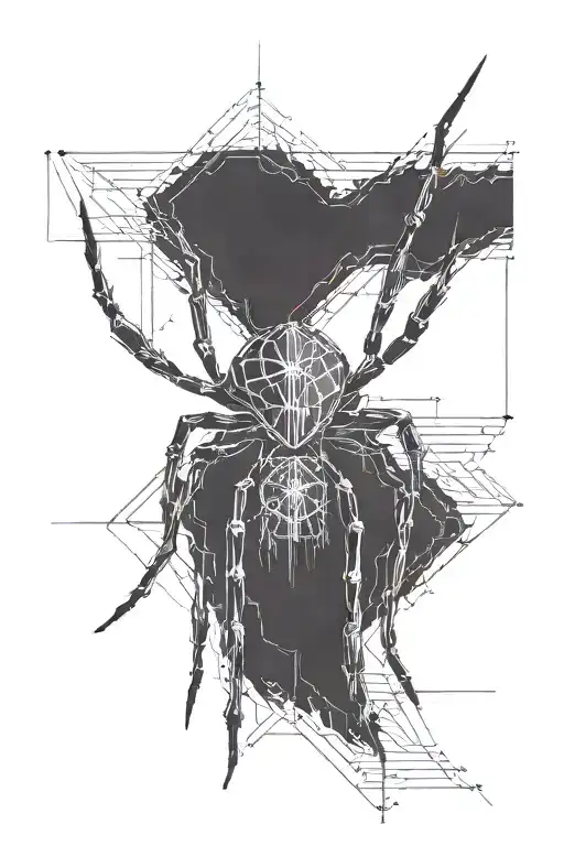 A Spider With Javascript Code Coming Out Of It