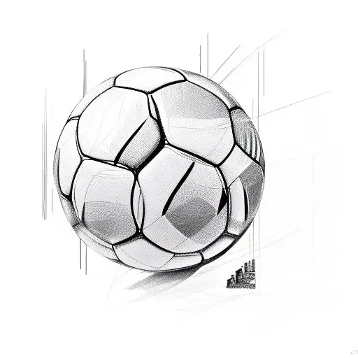 A Sketch-style Design Of Juan Roman Riquelme Gracefully Dribbling A Soccer Ball