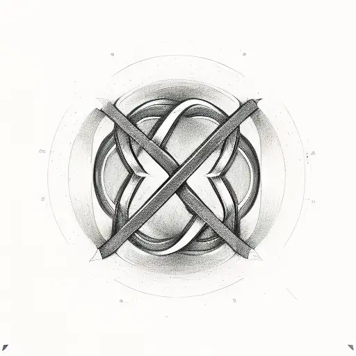 Infinity Symbol With Captol Letter S