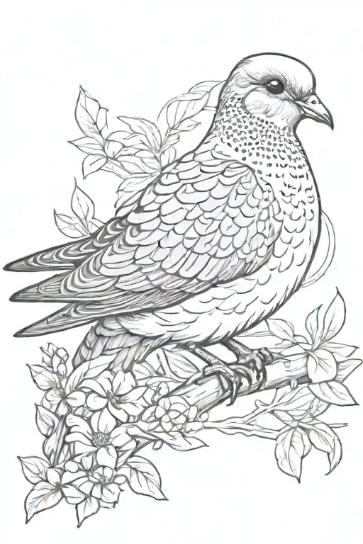 Mourning Dove Looking