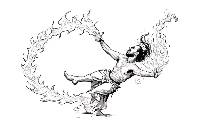 Dave Matthews Fire Dancer