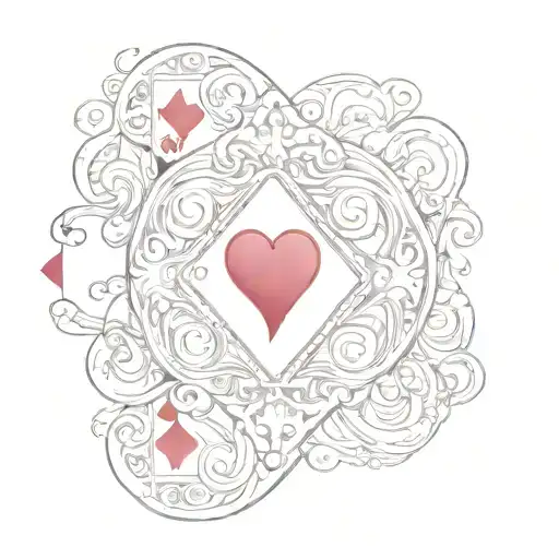 Ace Of Hearts Playing Card