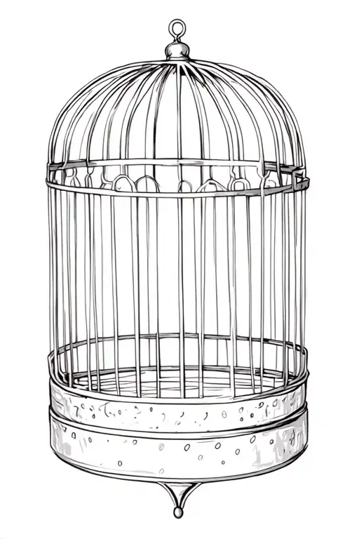 A Empty Bird Cage
