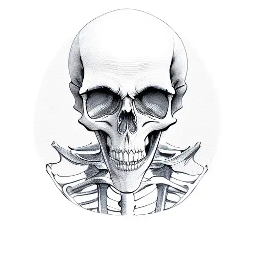 Skeleton Shef Smoking