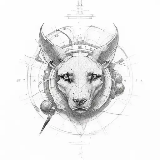 Combine The Image Of The Atlas With A Tempo-related Element In A Tattoo Design