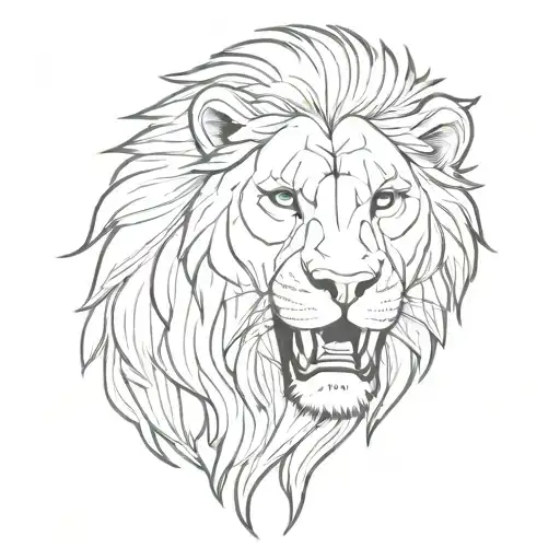 Roaring Lion Head Roaring
