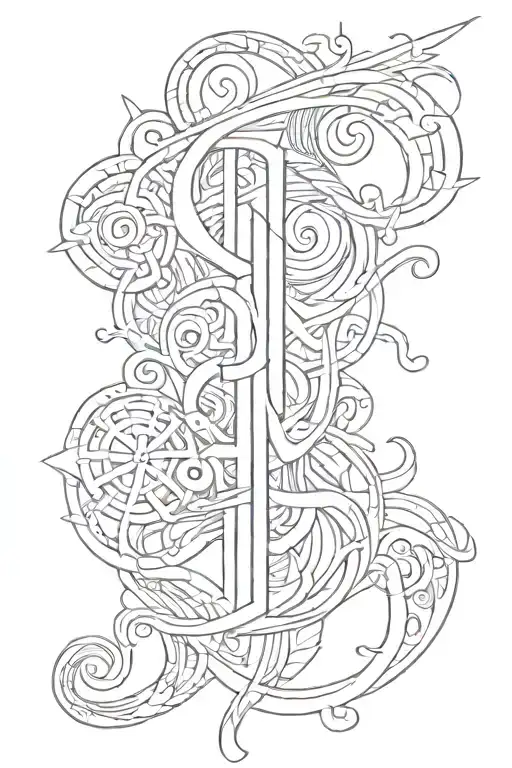 Neo Tribal Lettering