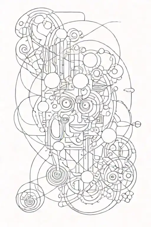 Abstract Funny Modern Minimalist