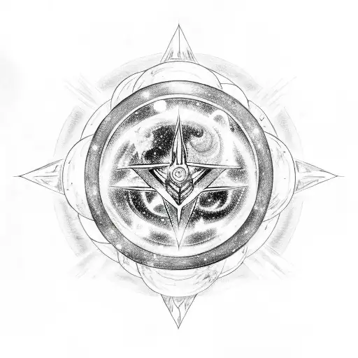 Fullmetal Alchemist Transmutation Circle Merged With A Galaxy