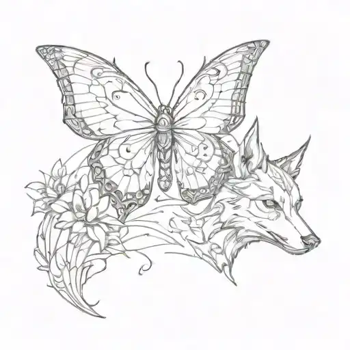 Butterfly And Wolf
