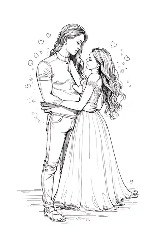 In Honor Of Her Husband And Daughter