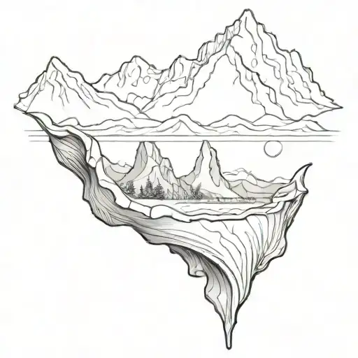 Conch And Mountain Peak