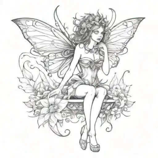 Fairy Tattoo Design