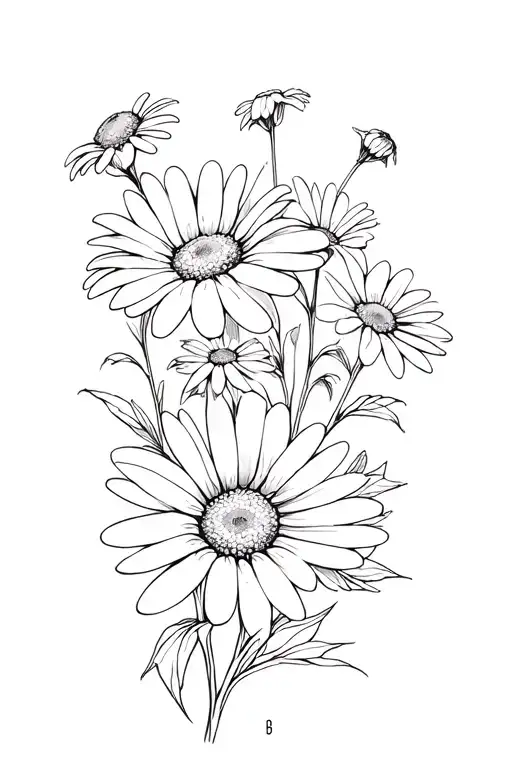 Daisy Flowers Minimal
