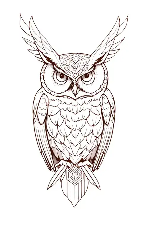 Owl And Greek Mythology Symbols