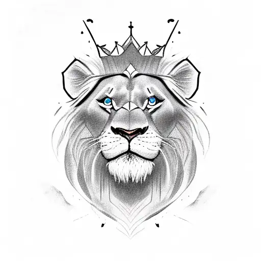 Half Simba's Face King With Scar's Face From Lion King