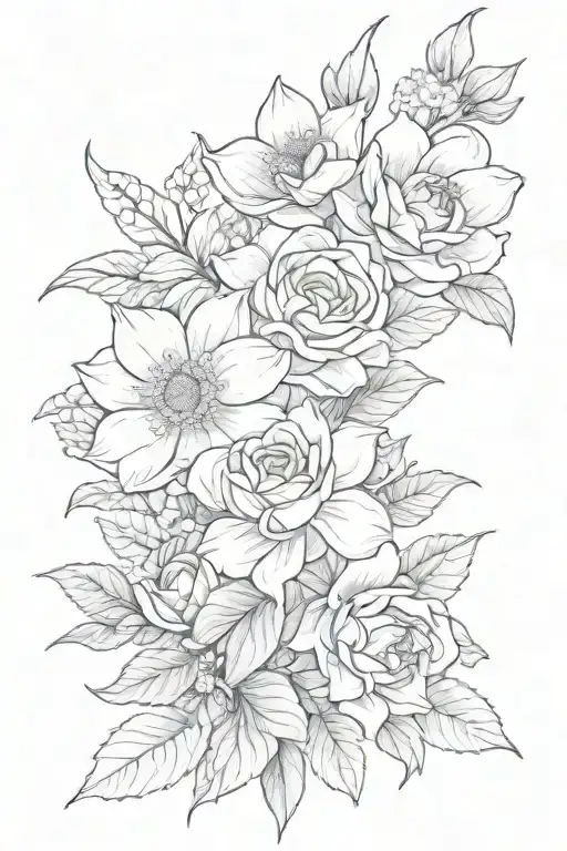 Rose Cosmo Chrysanthemum Narcissus Rose Flower Bouquet