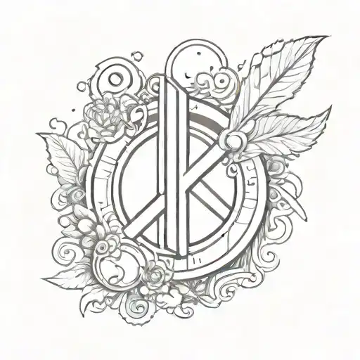 Semicolon With Peace And Kitkat