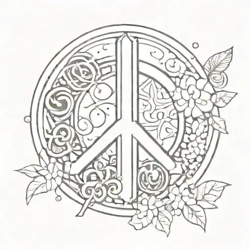 Semicolon Beside Peace Sign And Kitkat Symbol