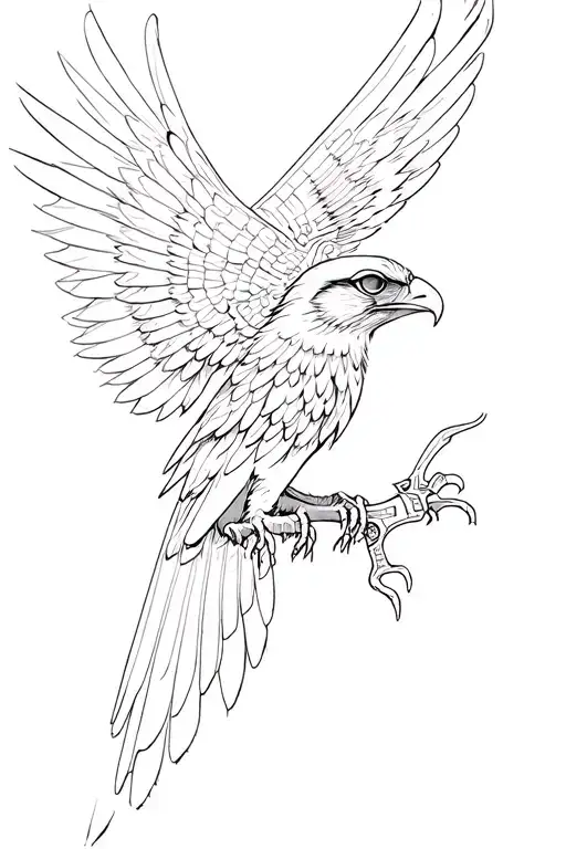 Egyptian God Ra Falcon