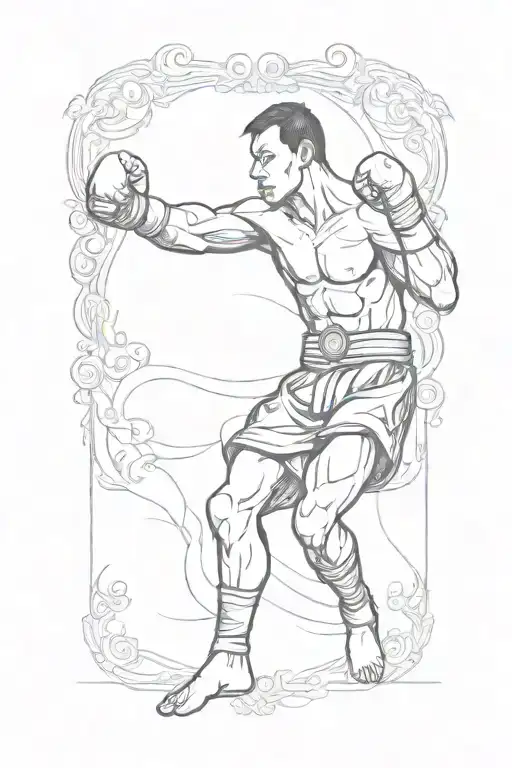 Indonesian Muay Thai Fighter