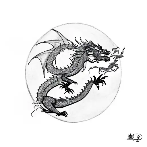 Dragon With Basketball