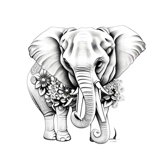 Flower With Elephant