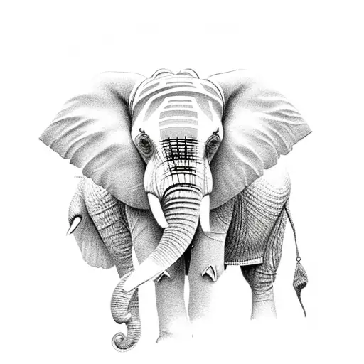 Elephant With Mandla