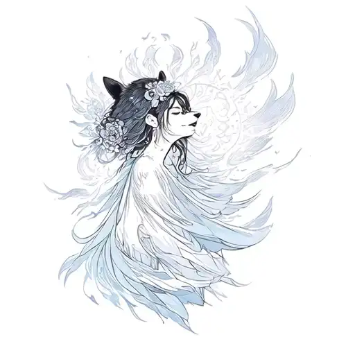 Ullustrate The Bear Transforming Into A Woman With Magical Aura Korean Mythology