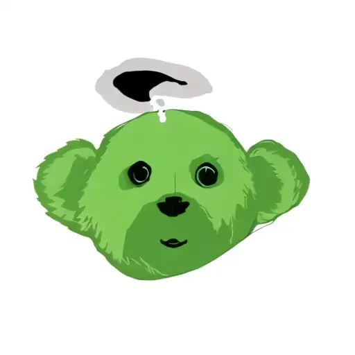 A Green Teddy Bear
