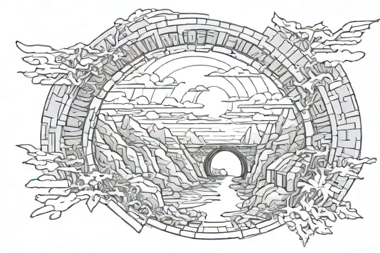 Sunrise At The End Of The Dark Tunnel