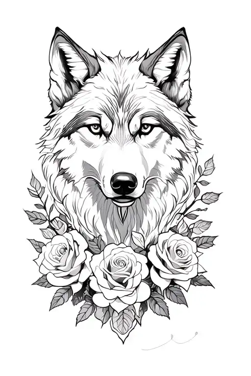 The Wolf In The Rose Bushes Varying Shades