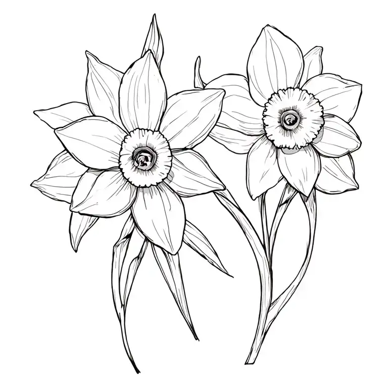 Daffodils Intertwined