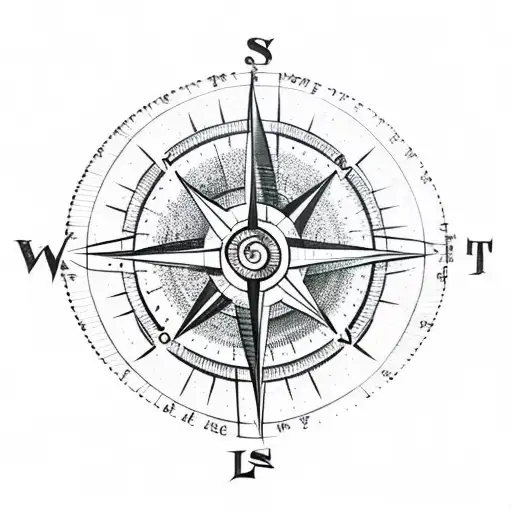 Simple Get Lost Compass Pointing In All The Wrong Directions
