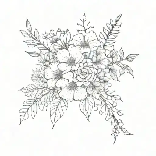 Birth Flower Bouquet