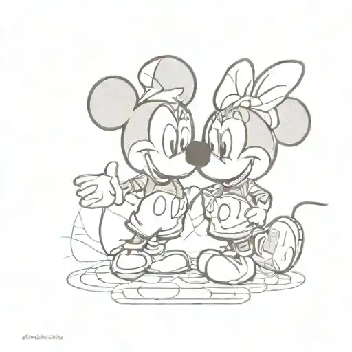 Mini And Micky Mouse