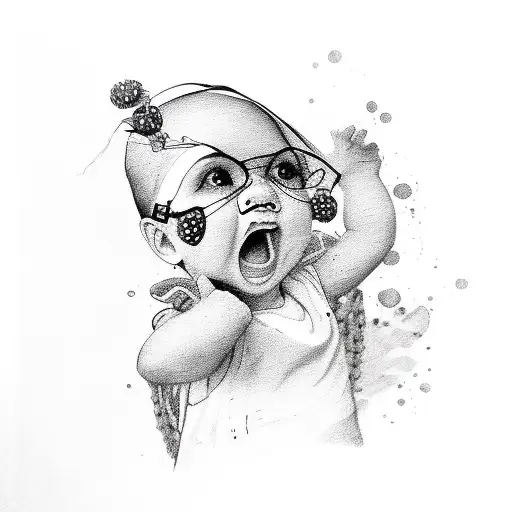 Trash Polka Baby Girl