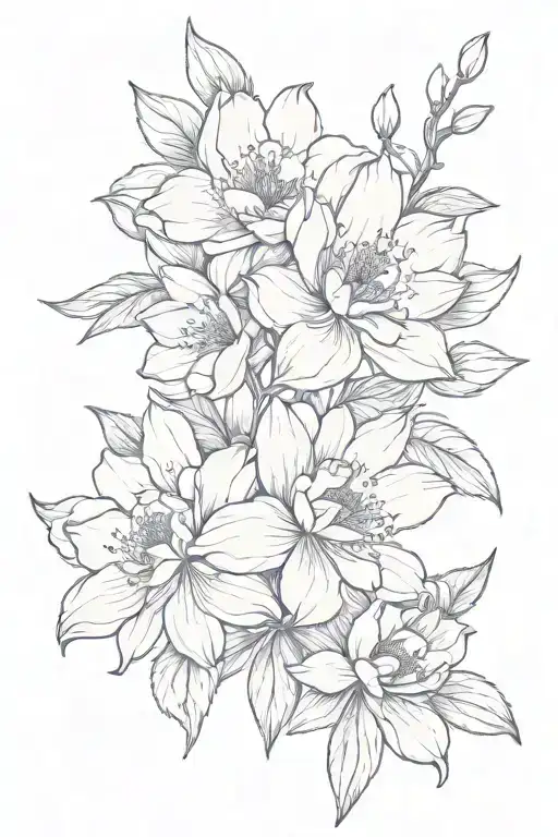 Pink Magnolia And Peony Orchid