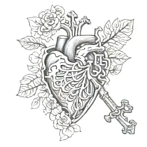 Skeleton Key Anatomical Heart