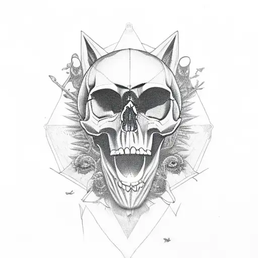 Skull Anda Wolf
