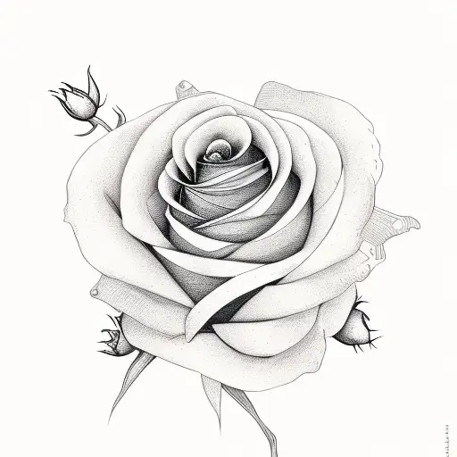 Flower Boquet Vine With Rose