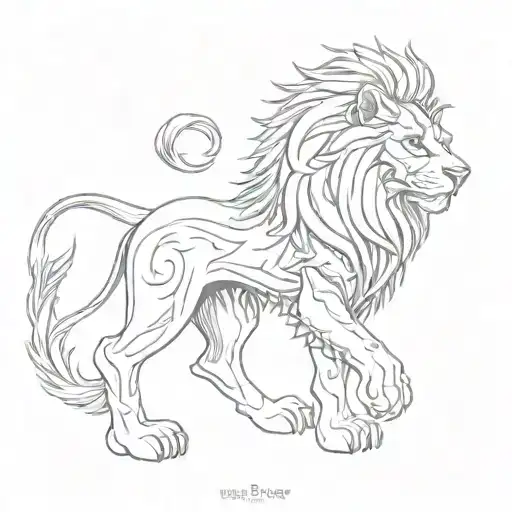 Heraldic Lion