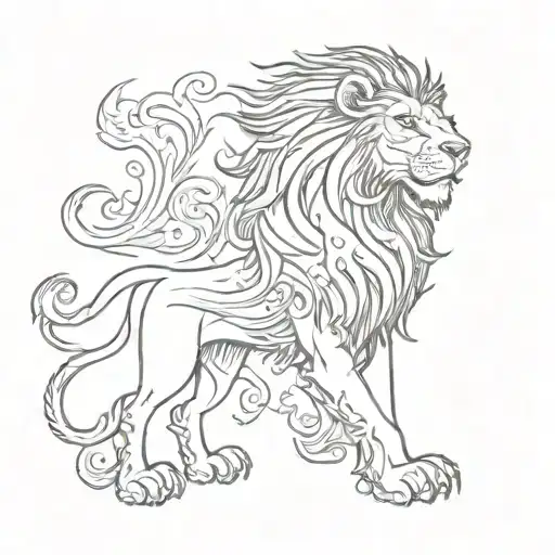 Heraldic Lion