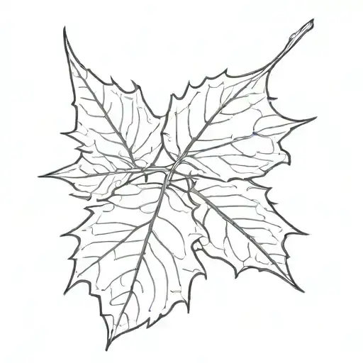 Sycamore Leaf And Seed