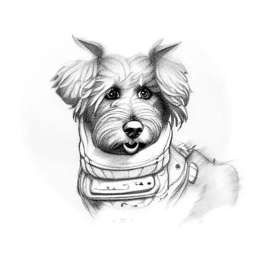 Fuzzy Dog In Clothes