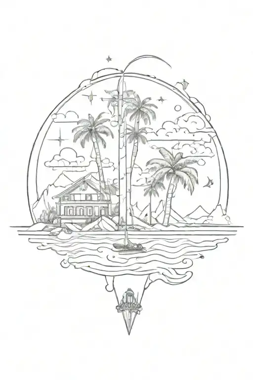 California Theme Arm Sleeve